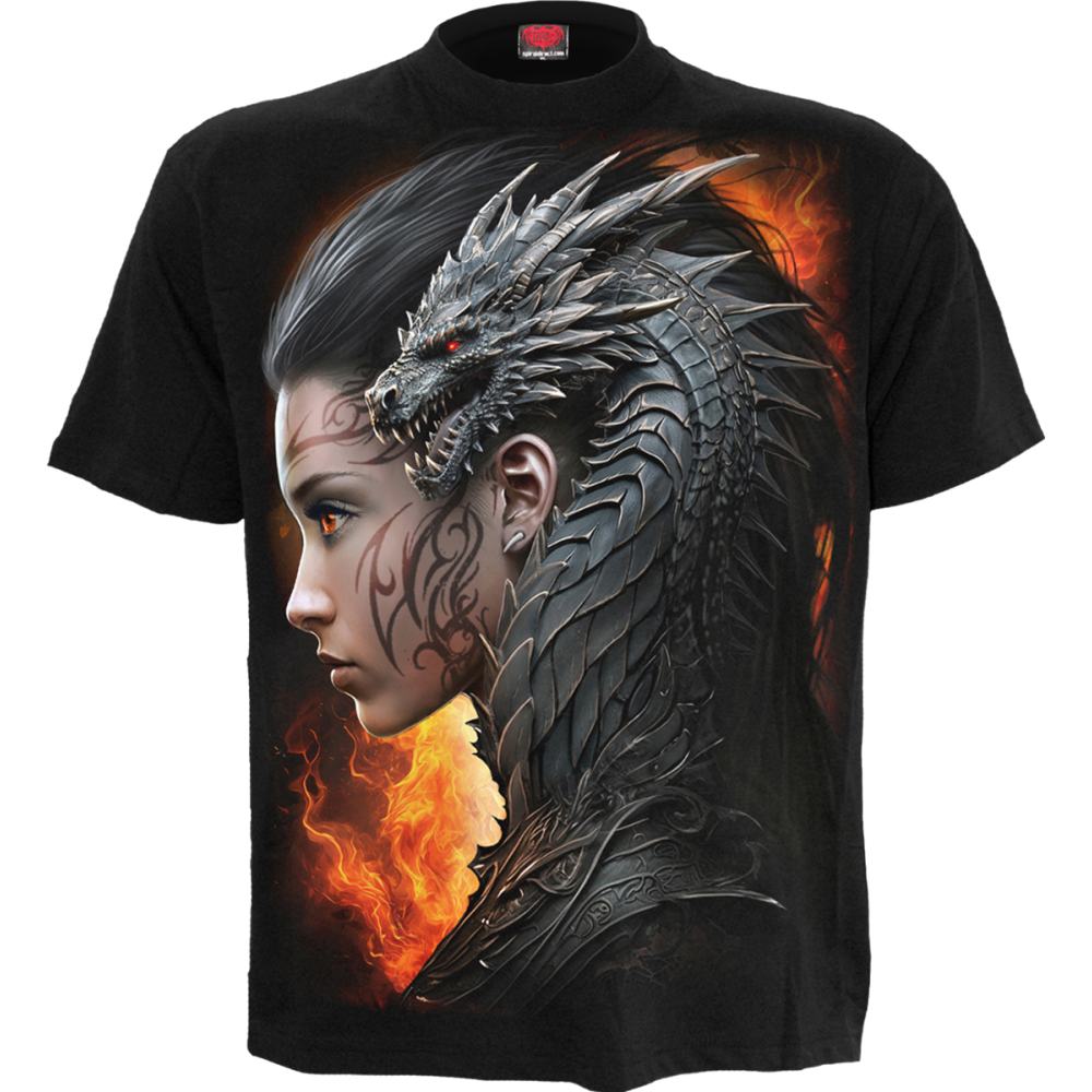 Spiral - Draco Queen Mens T-shirt - Black